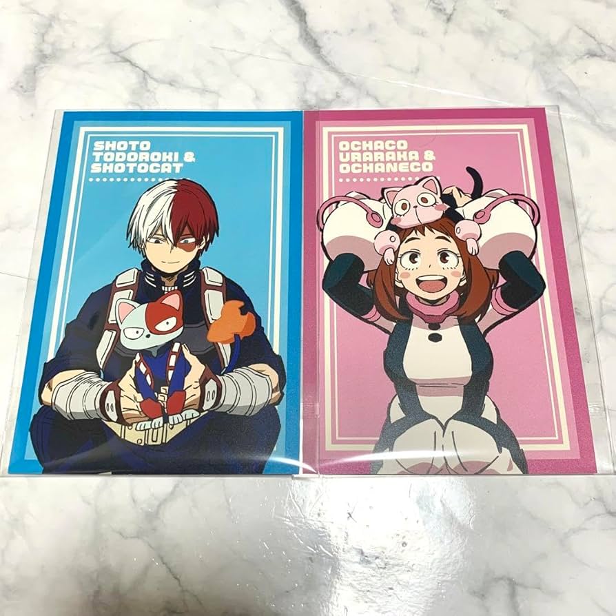 Amazon.co.jp: 轟 焦凍 麗日 お茶子 ポストカード アニマル